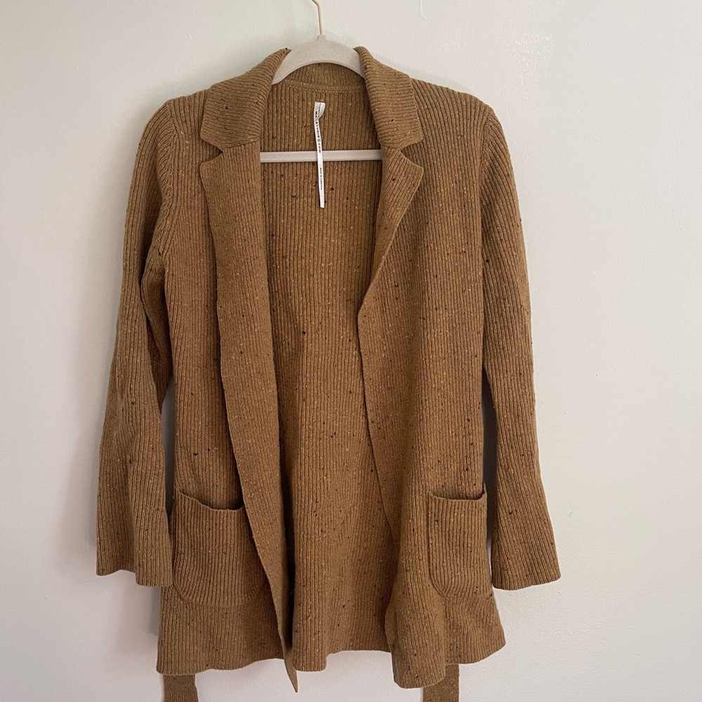 Tan Cardigan Sweater